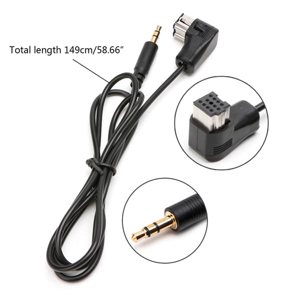 Bilradio AUX-kabel MP3 Input Adapter til Pioneer Headunit IP-BUS