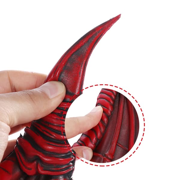 Halloween Dragevinge Draghale Barn Drage Cosplay Kostyme 红色RP龙尾巴