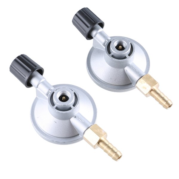 Justerbart flöde lågtrycks propanregulator camping gastankar adapter 37mbar