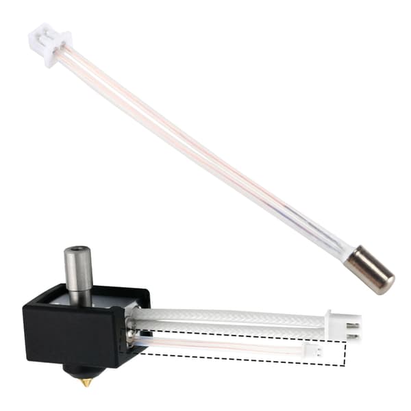 3D Printer Dele Thermistor Kit Til Ender-3 S1 Printer HT-NTC100K 2.04 Tommer