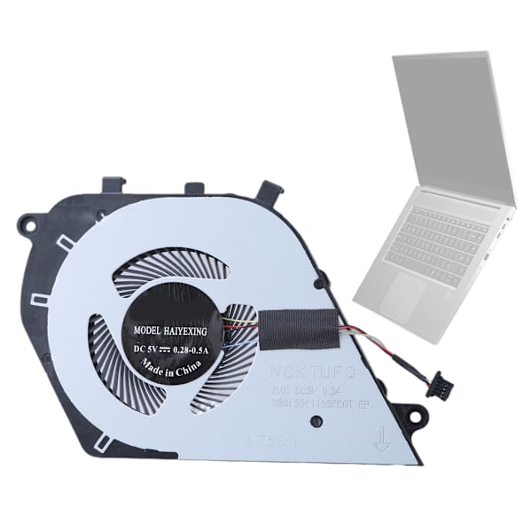 CPU Køleventilator DC5V 0.5A Bærbare Computere Kølere Køleplader Ventilator 4Pin Radiatorer