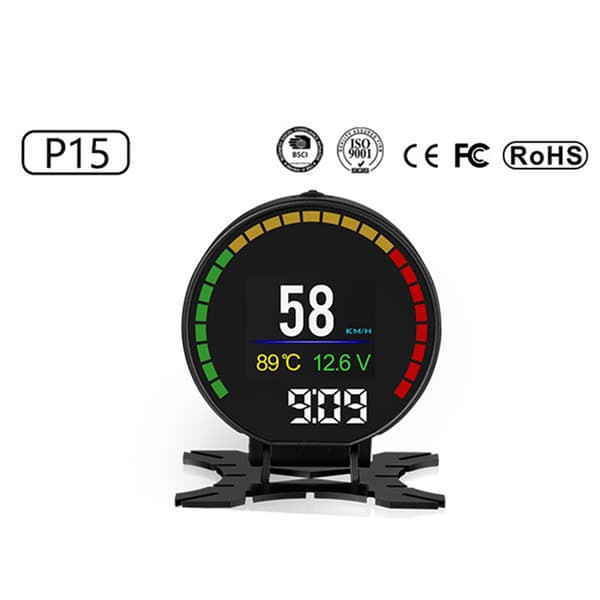 HUD til Head-up Display Bageste Hastighedsdisplay HUD Speedometer Universelt Display