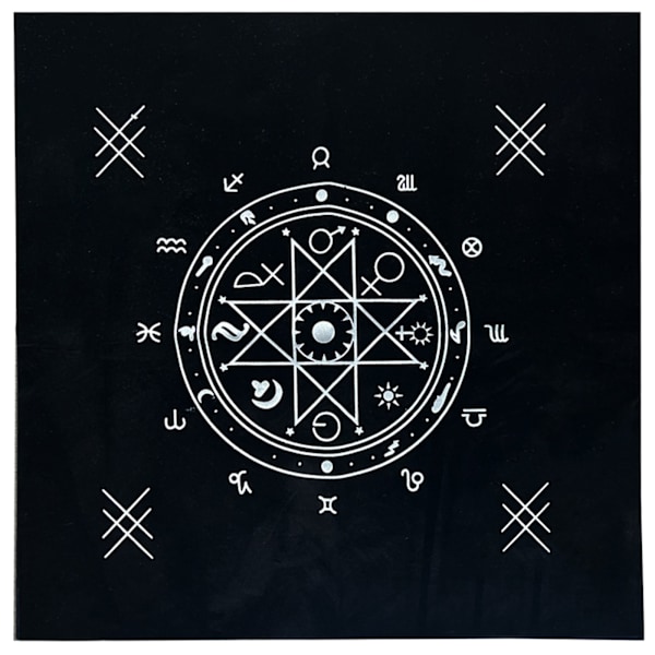 49x49cm Flanel Tarot Duge Rune Spådomsalter Tarot Patch Borddækning Til Magikere Daglige Brætspil Kortunderlag