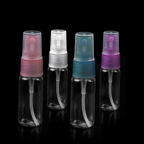 1 st 10 ml Mini Bärbar Tom Plast Parfym Atomizer Sprayflaska