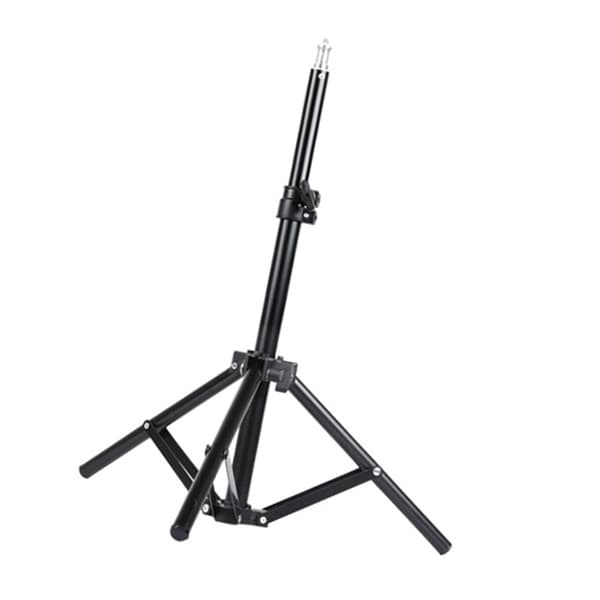 Foldbart Studio Lysstativ 1/4in Skrue 6kg Kapacitet Sikker Låsemekanisme