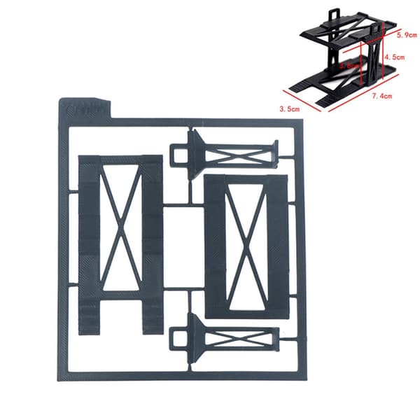 1/64 Skala Bil Legetøj Organizer Stand Display Rack Samlesæt til Modelkøretøj 3