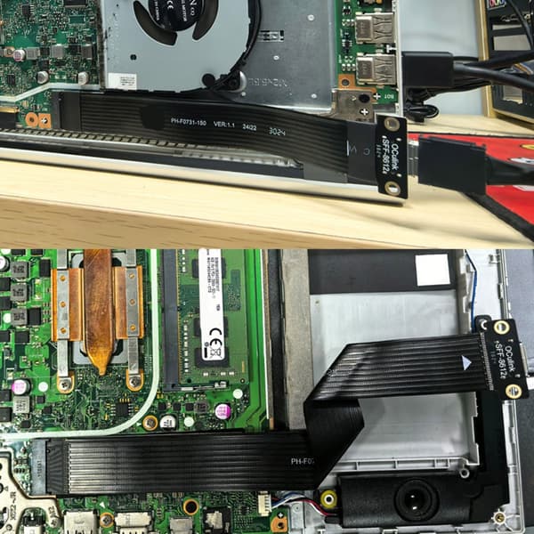 M.2 NVMe til Oculink SFF-8611 SFF-8612 hun socket forlængerkabel