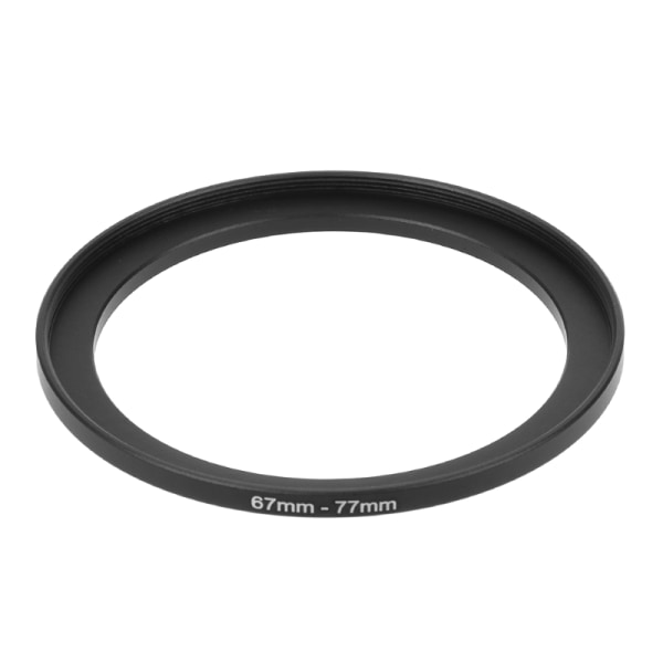67mm till 77mm metall Step Up Rings Linsadapter Filter Kamera Verktyg Tillbehör Nytt