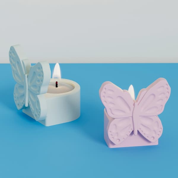 Tett Elastomer Craft Cast Sommerfugl Oppbevaringsboks Plan For DIY-entusiaster