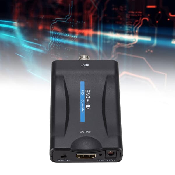 Koaksial BNC til Multimedia Interface Adapter Converter For Analog Video Input