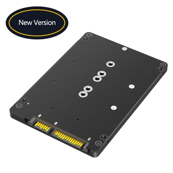 2 i 1 M.2 NGFF mSATA til SATA3.0 Konverter Adapter til PC Bærbar