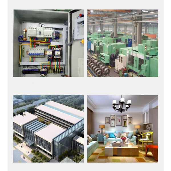 Din Rail Distribution Box En In Multiple Out Terminal Block Eltrådskontakt Kopplingsbox Flamskyddsmedel för sh One in six out 200A