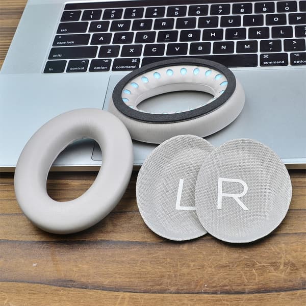 Myke øreputer for QC45 QC35-headset Langvarige ørekopper Ørevarmere