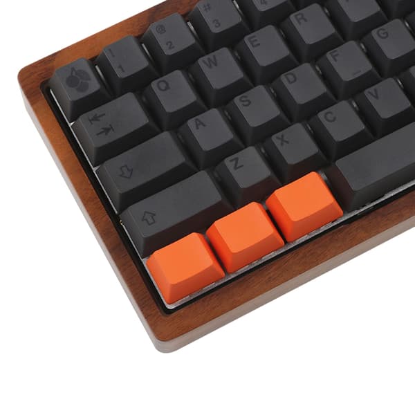 6 til tast Orange Grå Ikke gravering Keycap OEM Profil R1 1.25U Højde til Mx Sw
