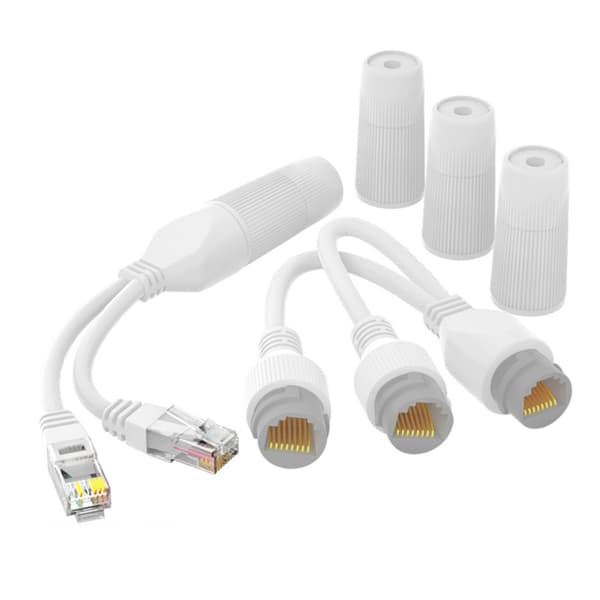 Anti-interferens vanntett PoE-splitter bærbar Ethernet-splitter holdbar-