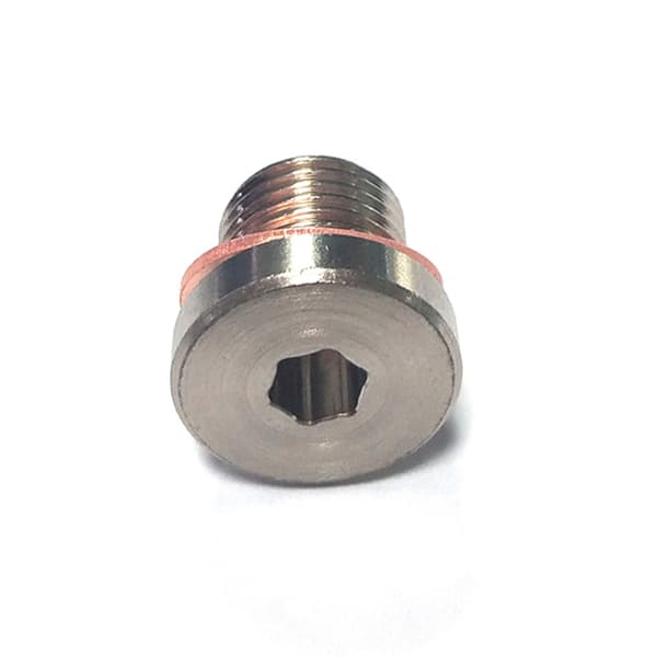 O2 Sensor Bung Propper Rustfrit Stål M12x1.25 Ilt Bredbånds Bung Prop Hex til