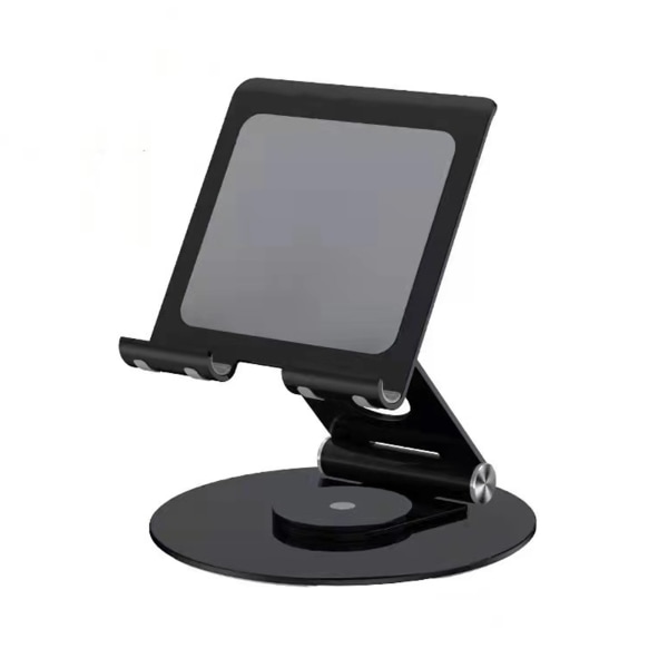 Tabletställ i aluminiumlegering Universal Mobiltelefonhållare Vinkeljusterbar 360° Rotation för 4-13 '' Mobiltelefonplatta