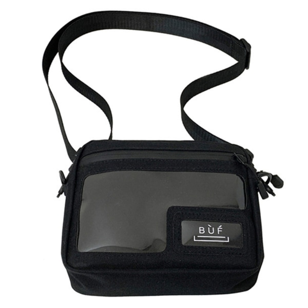 Damer Casual Axelväska Mode Crossbody-väska Flickor Liten fyrkantig väska väska Dam Messenger Bag för vår sommar Black