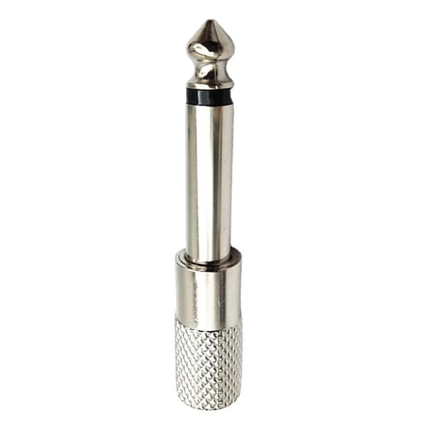 Klar lydoverføring 6,35 mm til 3,5 mm omformer 1/4'' til 3,5 mm adapter