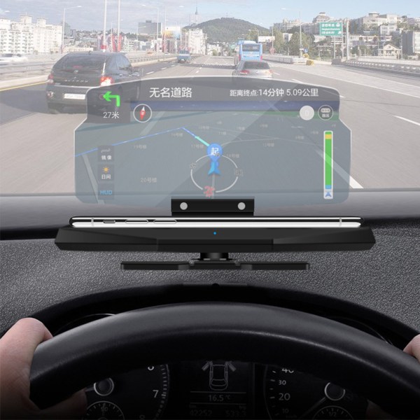 Bil GPS Navigation Bildreflektor Projektor HUD Skärm Display Hållare Montering Telefonställ Fäste Automatisk Adsorption