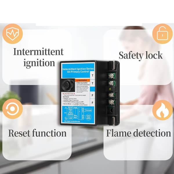 Högpresterande bränslebrännare kontrollmodul ICM1503 för värmesystem