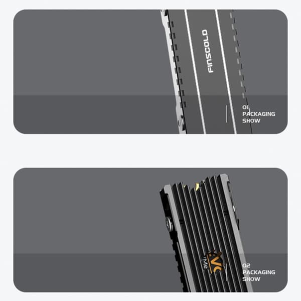 til M.2 NGFF 22110 Solid State Harddisk Køleplade til PCIE NVME til M.2 Køler