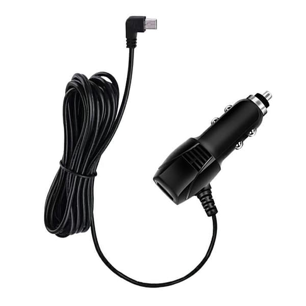 USB-biloplader med Mini USB-port til GPS og Dash Cam-opladningsstik