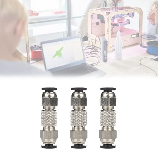 3st Pneumatiska PTFE-rör Push In Snabbkopplingskontakt för X1 X1C P1P P1S