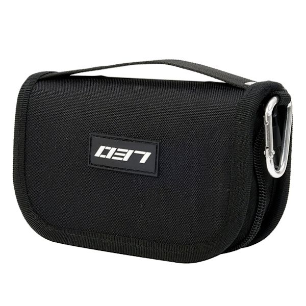 Fishing Lure Container Bag Fishing-Jig Förvaringsväska Slitstark Fiskeväska Stor Kapacitet Dragkedja Förvaring för Case Fiske Ta Black