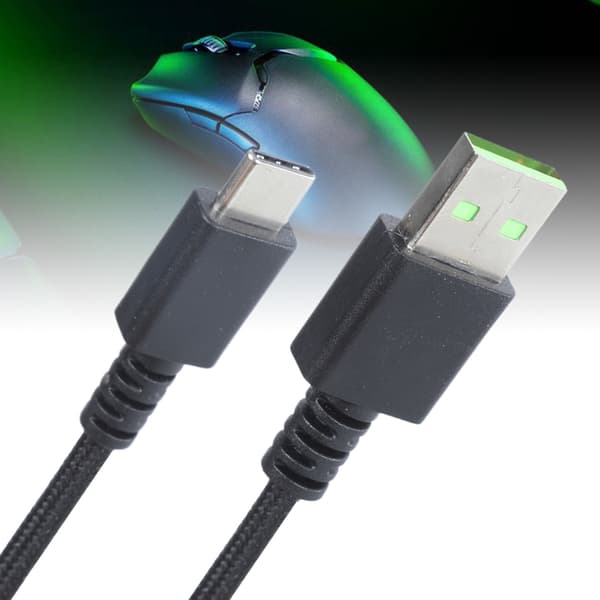 Robust USB C-opladerkabel til Basilisk V3Pro hastighedsdata-synkroniseringsfunktion
