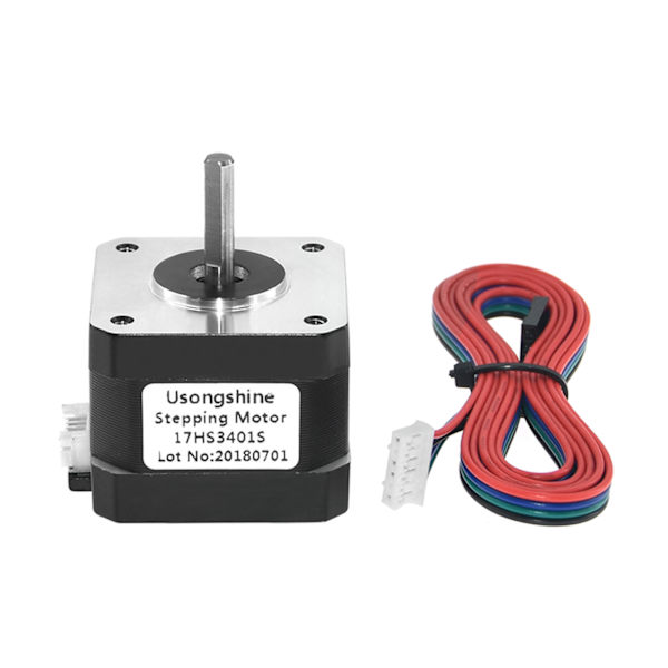 3D-skrivardel Stegmotor 17HS3401S 34mm 1.0A 290NM 2-fas 4-tråds 42 Motor Nema17 för med sladd för DIY 3D-skrivare C