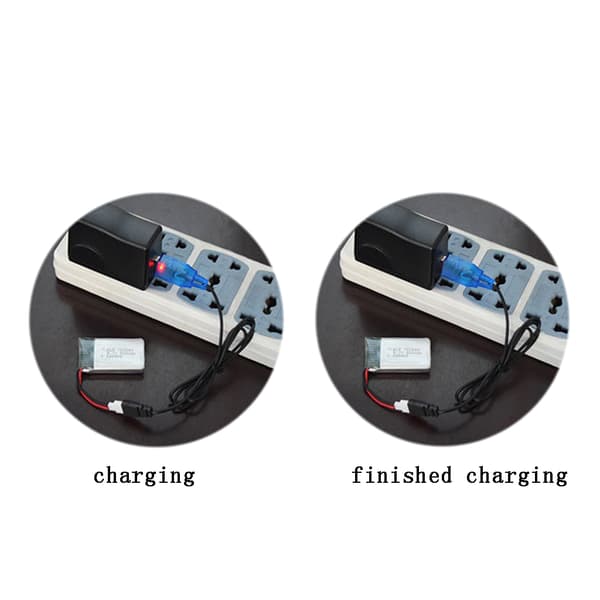 USB 3,7V 400mA NiMh/NiCd Batteri USB-laderpakker SM 2P Foroverplugg