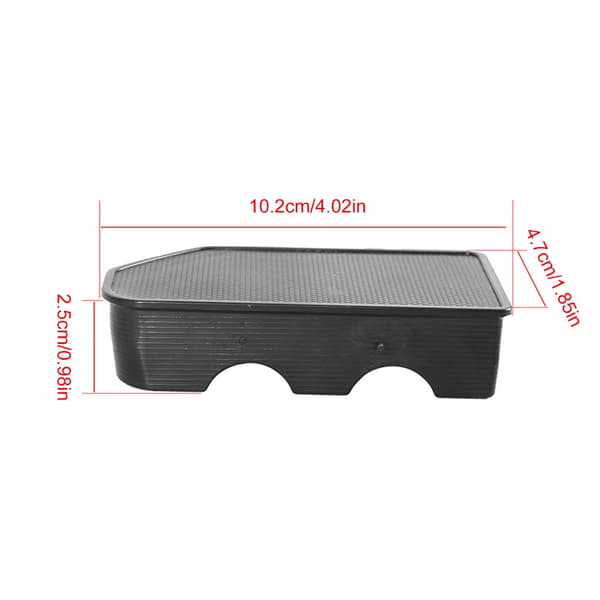 Bakre sengeskinnedeksel ABS Stake Pocket Covers Skinnehullsplugger Par for ilverado