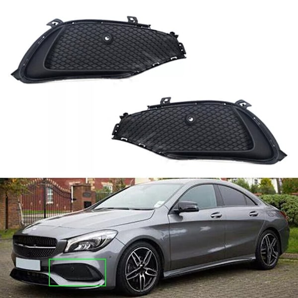 Främre stötfångargrill för CLA180 CLA200 CLA250 W117 Ersättningsdimljusskydd