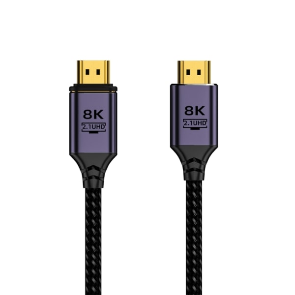 Höghastighets HDTV2.1 Magnetisk Kabel Stödjer 8K@60Hz 4K@120Hz 2K@240Hz HDMI-kompatibel Hane till HDMI-kompatibel Hane Sladd