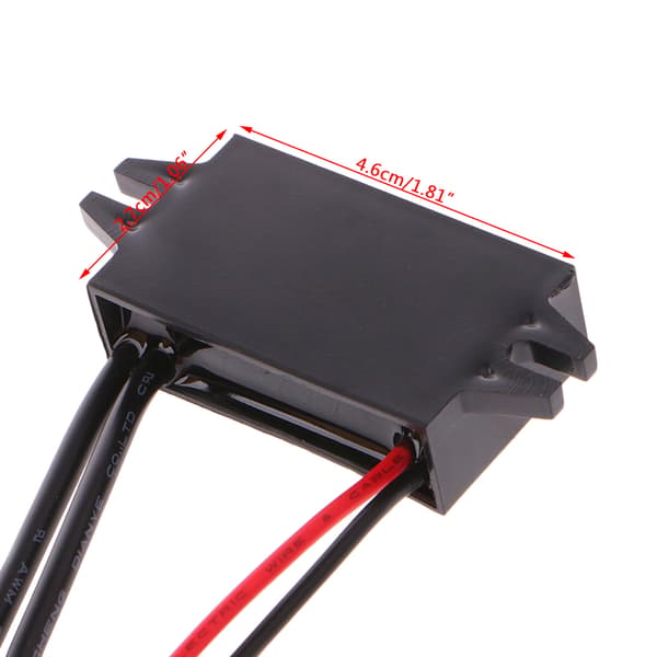 DC Konverter 12V Til 5V 3A Dobbel 2 USB Til Bil Strømregulator Spenningstrinn