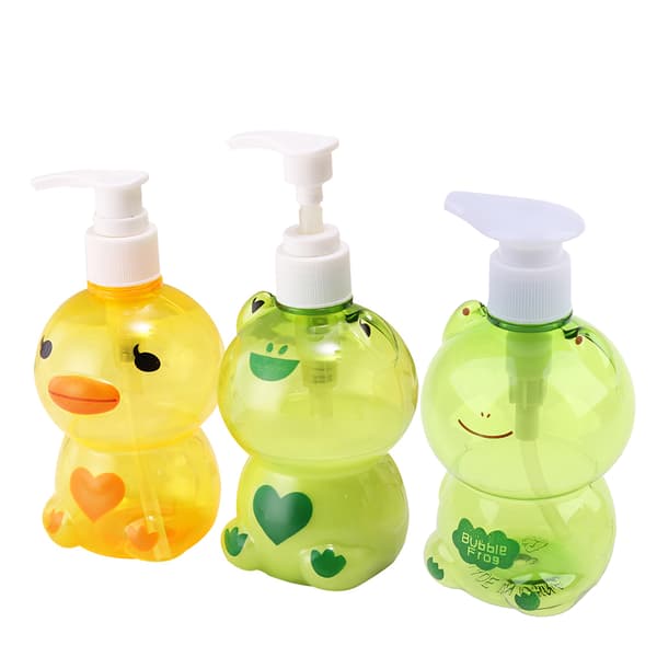 250 ml Bærbar Sæbedispenser Børn Sød Dyr Frø/And Form Tryk Type S