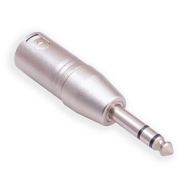 Han 1/4-tommer 6,35 mm til Han 3-benet XLR Audio Adapter Stereo Jack Stik