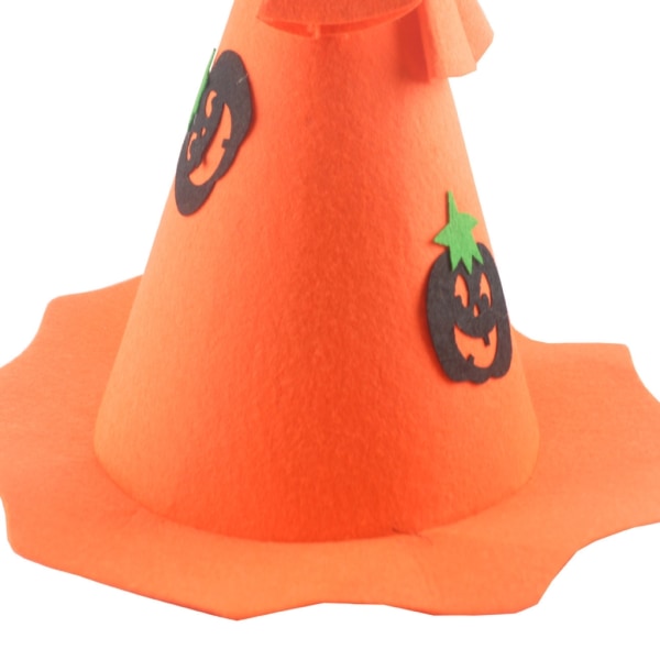 Halloween Häxa Trollkarl Hatt Festdräkt Huvudbonader Devil Cap Cosplay rekvisita Dekoration Tillbehör för barn Pojke Flicka