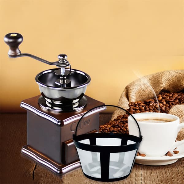 Holdbart nylon kaffefilter, unik kaffesi til 12-kops kaffemaskiner