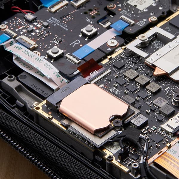 Kobber køleplade radiator til SteamDeck Game M2 NVMe 2230 køling termisk pude