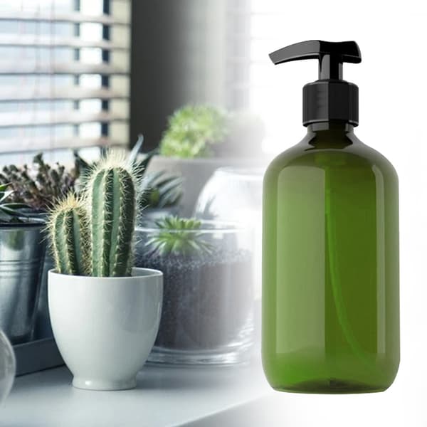 4st 500ml Tom Pumpflaska Dispenser Tomma Påfyllningsbara Kroppstvålflaskor