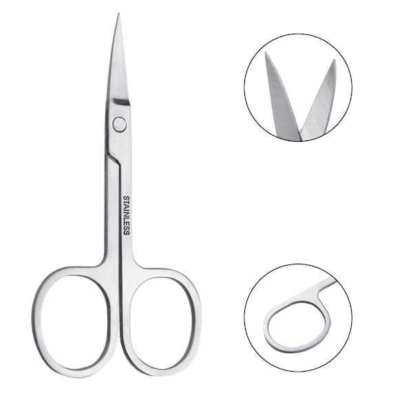 1 st nagelbandsskärare i rostfritt stål Dead Skin Remover Pedikyrsax Nagelverktyg