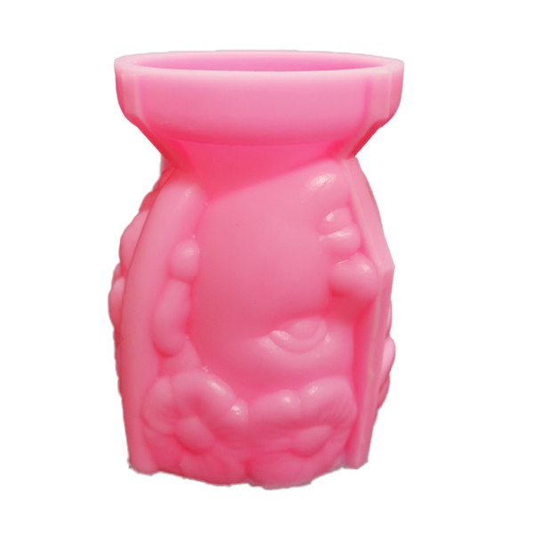 Människan för huvudet Betong Silikon Form Suckulent Blomkruka Lera Cement Molds DIY Hemmaträdgård Blomkrukor Form