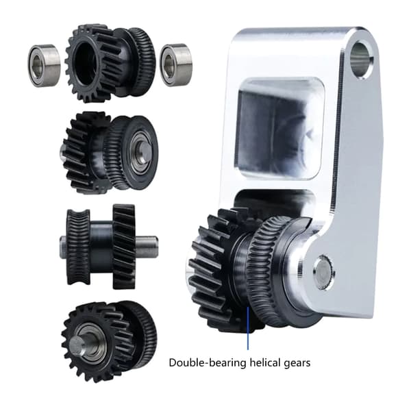 3D Printere Ekstruder Gear Belagte Overflader Integreret Spiralgear Kit