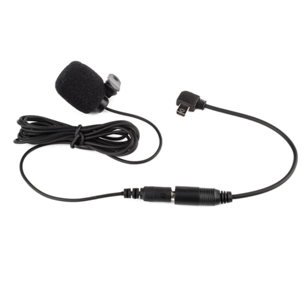 3,5 mm Lavalier Lapel Microphone for Hero 3 3+ 4 Action Camera Clip on Mic för videoinspelning, intervjuer, möten