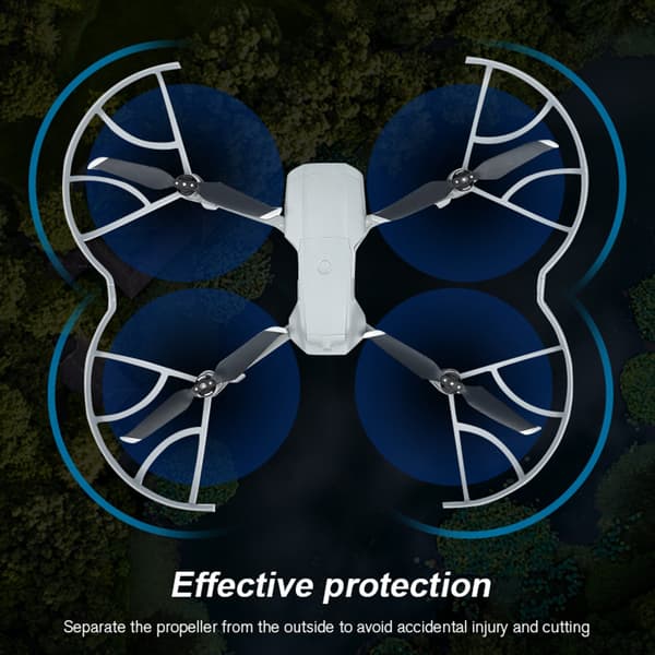 För Mavic Air 2 Propellerskydd för skydd Ringbladsstöd Anti- cover Quick Release Bumper Protector Dron