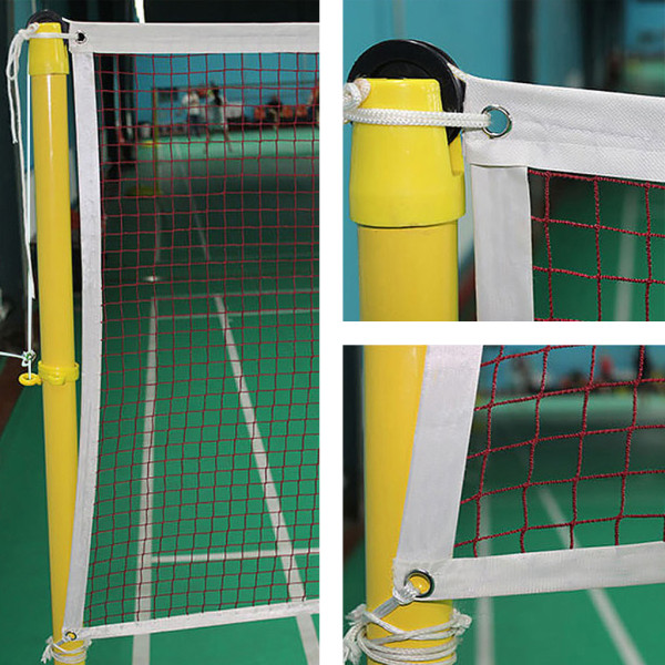 Bärbart tennisnät Badmintonnät Volleybollnät Enkelt att set in tennisträningsverktyg för träning inomhus utomhussporter