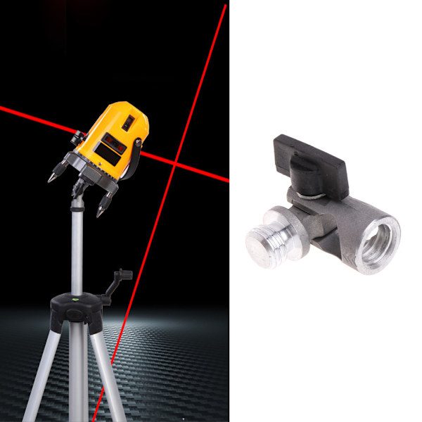 5/8 aluminiumlegering vinkelstativ Roterande lasernivåer Dubbel lutning Justering Lyftfäste Stång Mätverktyg Hållbar