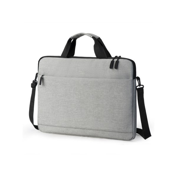 Laptopväska ärmväskor Skyddande axelbärväskor för 14 15,6 tum datoranteckningsbok Stötsäker handväska Gray 14 inches